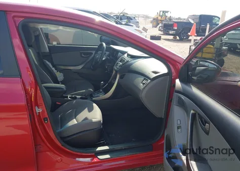 2013 Hyundai Elantra Gls из США, поврежденный, VIN KMHDH4AE1DU998410